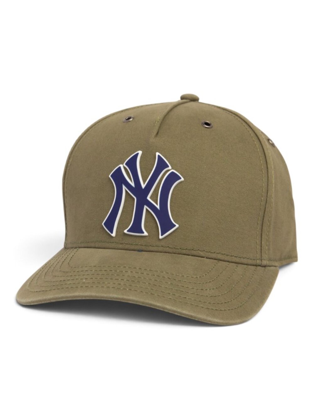 New York Yankees NY Navy 3D Snapback Canvas Hat- Olive